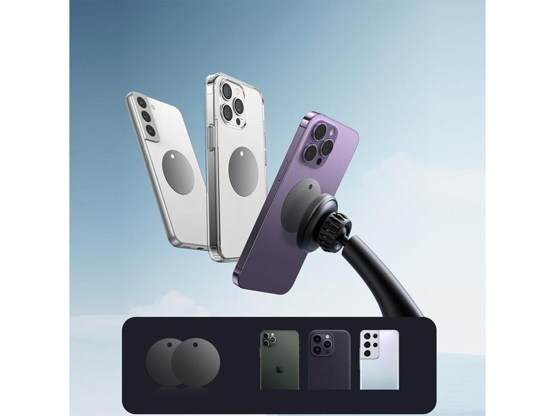 Joyroom JR-ZS356 universal magnetic car holder for a phone on the cockpit/window - black