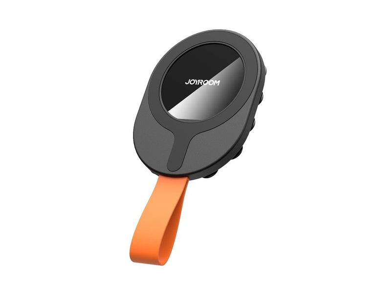 Joyroom JR-ZS393-S magnetic holder with suction cups for 4.7-7" phone - black and orange