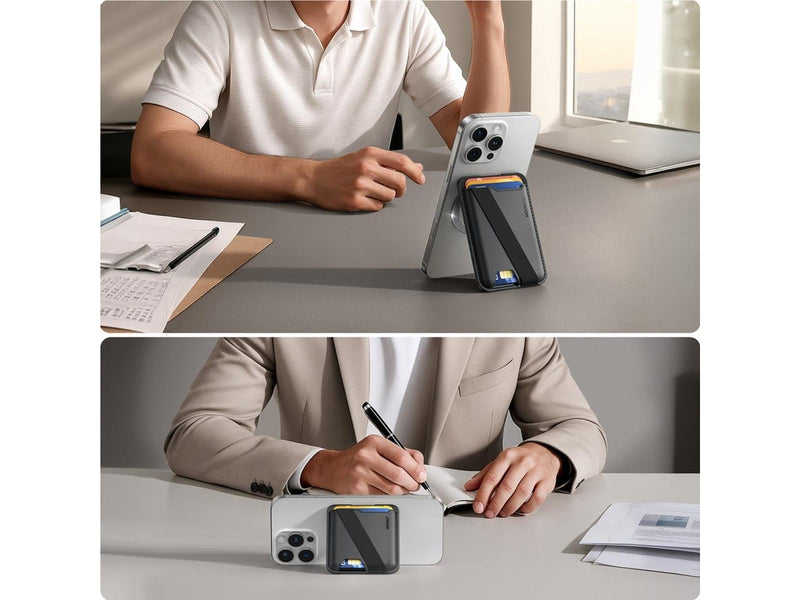 Joyroom JR-ZS432 Magnetic Wallet Compatible with MagSafe - Black
