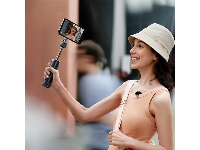 Joyroom JR-ZS509 MagSafe Compatible Selfie Stick with Bluetooth - Black