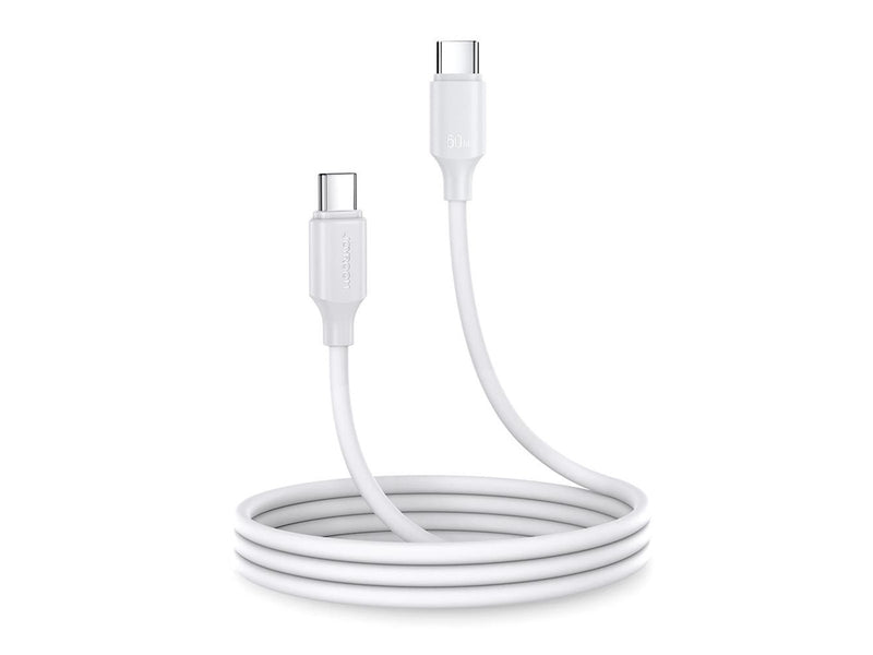 Joyroom Long-Lasting Series A9 USB-C / USB-C PD QC cable 60W 3A 1m - white
