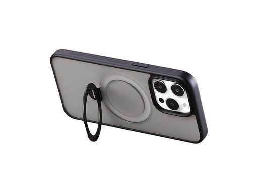 Joyroom Magnetic protective phone case with holder JR-BP004 for iPhone 15 Pro (black)