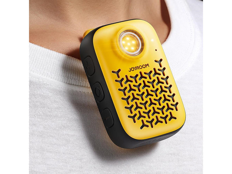 Joyroom Maya JR-MS03 portable Bluetooth speaker with built-in flashlight resistant - yellow