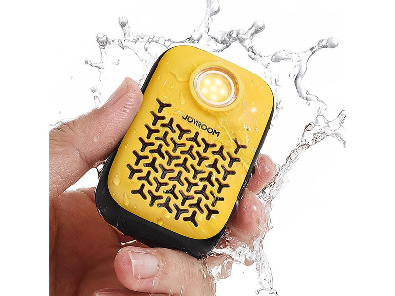 Joyroom Maya JR-MS03 portable Bluetooth speaker with built-in flashlight resistant - yellow