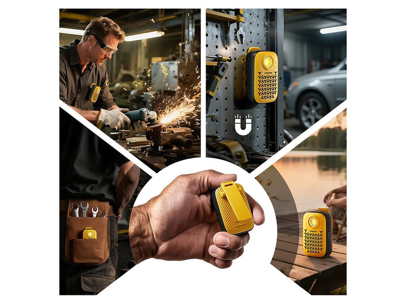 Joyroom Maya JR-MS03 portable Bluetooth speaker with built-in flashlight resistant - yellow
