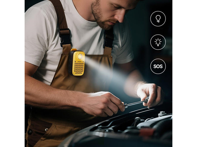 Joyroom Maya JR-MS03 portable Bluetooth speaker with built-in flashlight resistant - yellow