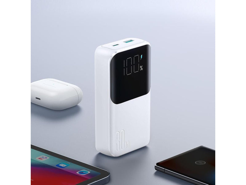 Joyroom Mini power bank with built-in cables JR-PBC06 30W 10000mAh - white - 10000 mAh