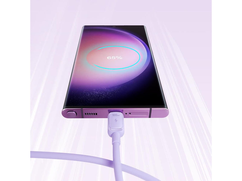 Joyroom Multi-Color Series A14 USB-C / USB-C 100W Cable 1.2m - Purple