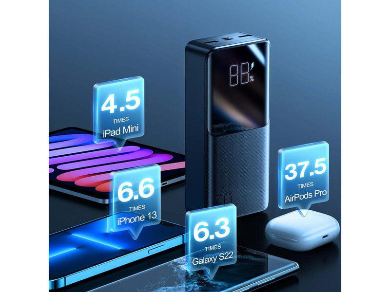 Joyroom Powerbank JR-QP193 30000mAh 22.5W (black) - 30000 mAh