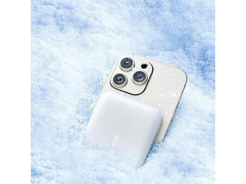 Joyroom Powerbank JR-W020 20W 10000mAh MagSafe + USB-C - USB-C cable 0.25m - white - 10000 mAh