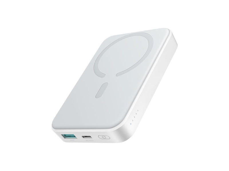 Joyroom Powerbank JR-W020 20W 10000mAh MagSafe + USB-C - USB-C cable 0.25m - white - 10000 mAh