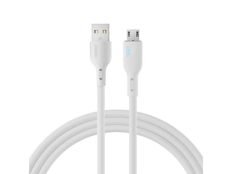 Joyroom Premium Series A13 USB-A / micro USB 2.4A 2m Cable - White