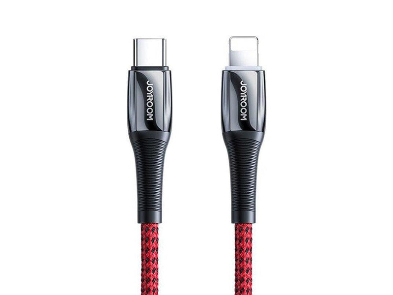 Joyroom S-1224K2 USB-C / Lightning PD cable 20W 2.4A 1.2m - red