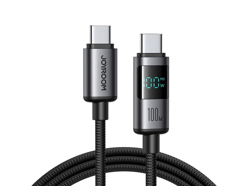 Joyroom  S-A16 Pro Prism Series 3A USB-A - Lightning Cable with Display 1.2m - Black
