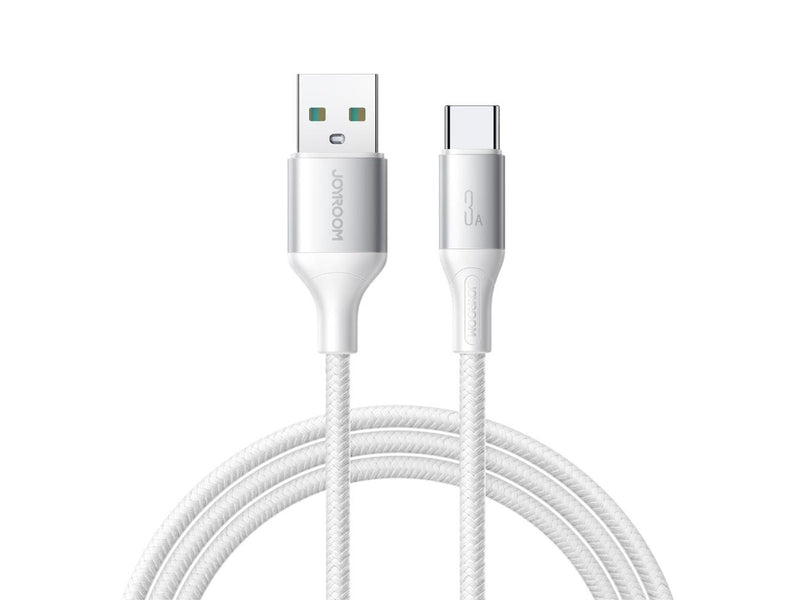 Joyroom S-A28 Flash Series 3A USB-A - USB-C Cable 2m - White
