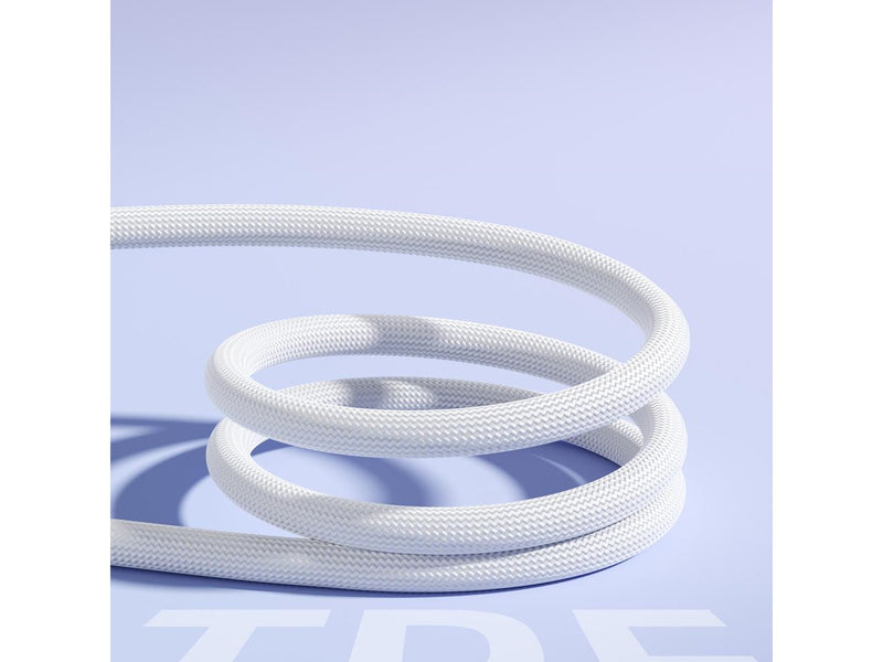 Joyroom S-A42 Crystal-Clear Series 3A USB-A - USB-C cable 1.2m - white