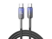 Joyroom S-A42 Crystal-Clear Series 60W USB-C - USB-C cable 1.2m - black