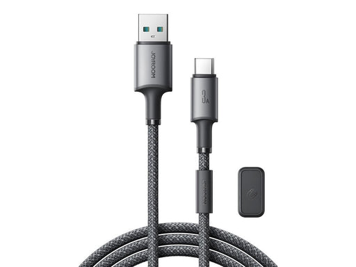 Joyroom S-A50 Unlimited Series 3A USB-A - USB-C Cable with Magnetic Organizer 1.2m - Gray