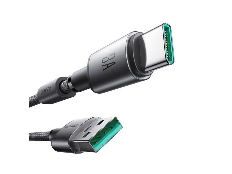Joyroom S-A50 Unlimited Series 3A USB-A - USB-C Cable with Magnetic Organizer 1.2m - Gray