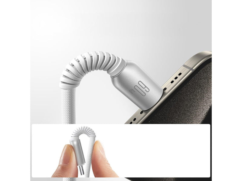 Joyroom S-A51 Cutting-Edge Series 60W USB-C - USB-C cable 1.2m - light gray
