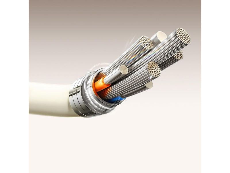 Joyroom S-A53 3A USB-A - USB-C Cable with Fluorescent Tip 1.2m - Beige