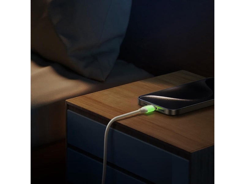 Joyroom S-A53 60W USB-C Cable - USB-C with fluorescent tip 1.2 m - beige