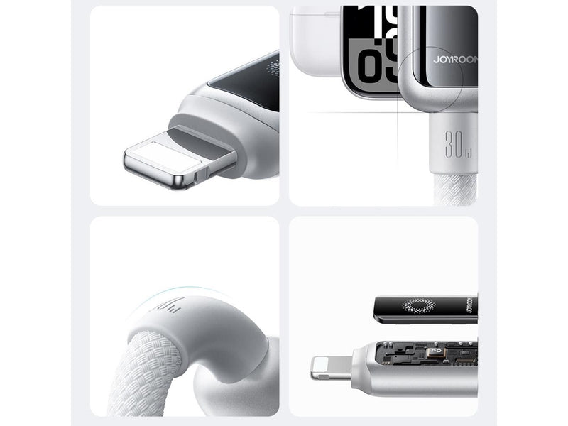Joyroom S-A55 StarFlight 30W USB-C - Lightning cable 1.2m - white