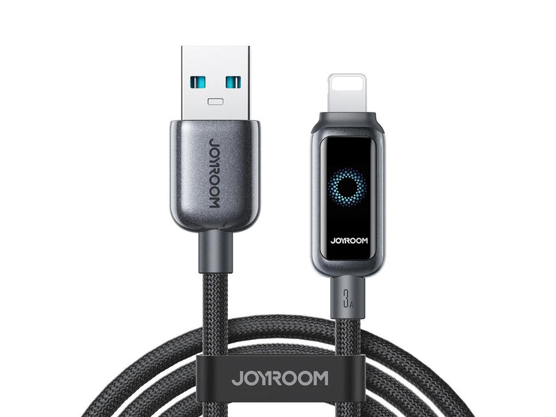 Joyroom S-A55 StarFlight 3A USB-A - Lightning cable 1.2m - black