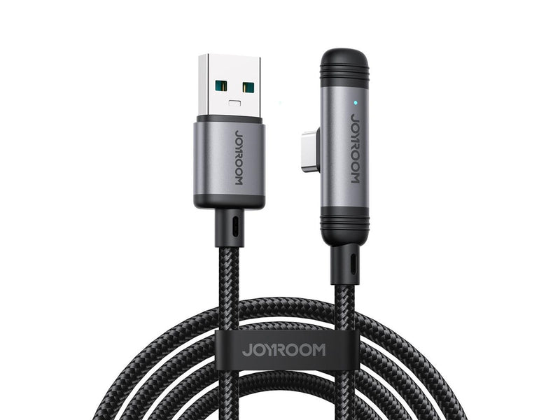 Joyroom S-A56 EnjoyX Series 90° USB-A - USB-C 3A cable 1.2m - black