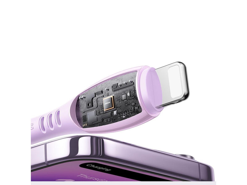 Joyroom S-A59 Vibrant Series 30W USB-C - Lightning cable 1.2m - purple