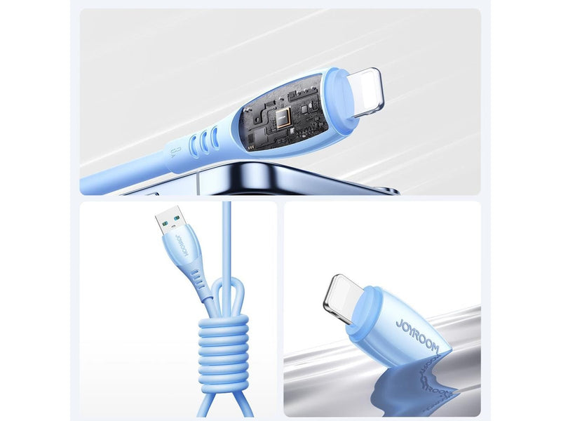 Joyroom S-A59 Vibrant Series 3A USB-A - Lightning cable 1.2m - blue