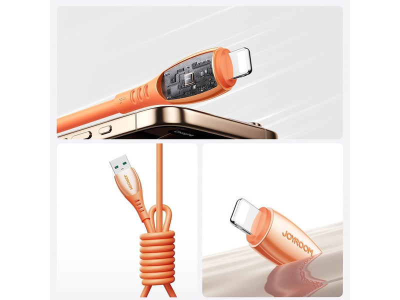 Joyroom S-A59 Vibrant Series 3A USB-A - Lightning cable 1.2m - orange