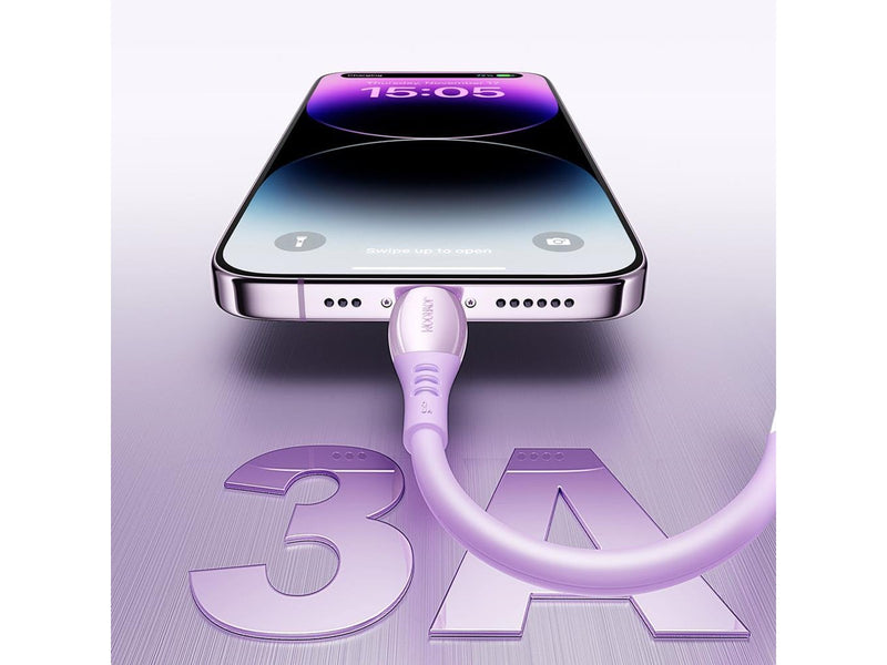 Joyroom S-A59 Vibrant Series 3A USB-A - Lightning cable 1.2m - purple
