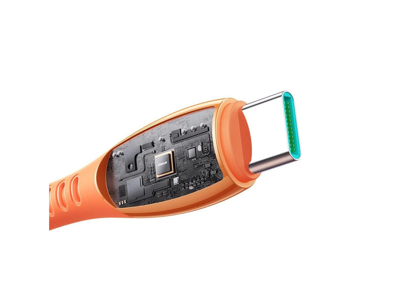 Joyroom S-A59 Vibrant Series 3A USB-A - USB-C Cable 1.2m - Orange