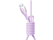 Joyroom S-A59 Vibrant Series 3A USB-A - USB-C Cable 1.2m - Purple