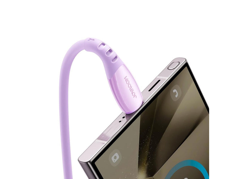 Joyroom S-A59 Vibrant Series 3A USB-A - USB-C Cable 1.2m - Purple