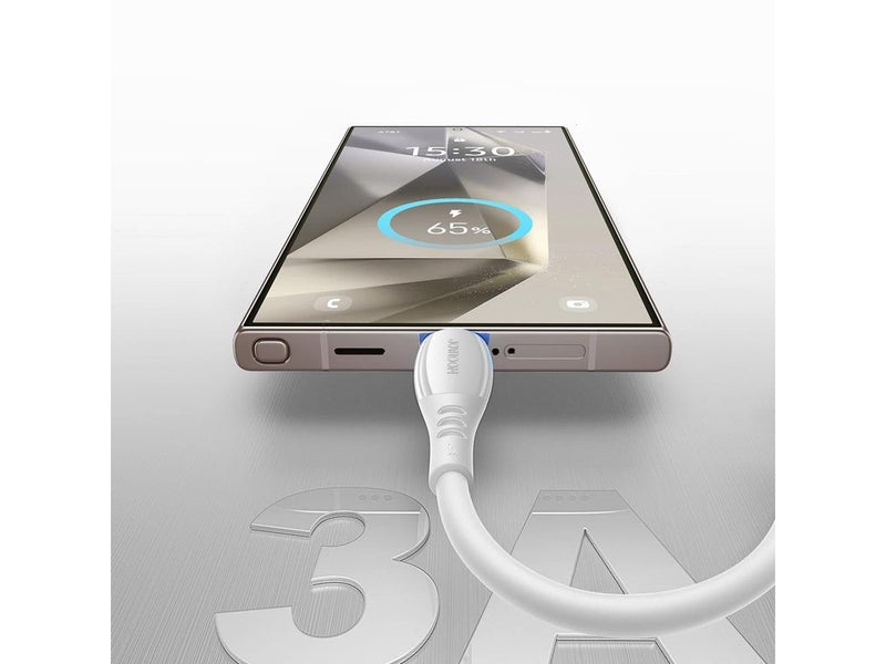 Joyroom S-A59 Vibrant Series 3A USB-A - USB-C cable 1.2m - white
