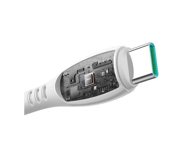 Joyroom S-A59 Vibrant Series 60W USB-C - USB-C Cable 1.2m - White