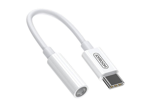 Joyroom SH-C1 headphone mini jack 3.5 mm (female) / USB-C (male) adapter - white