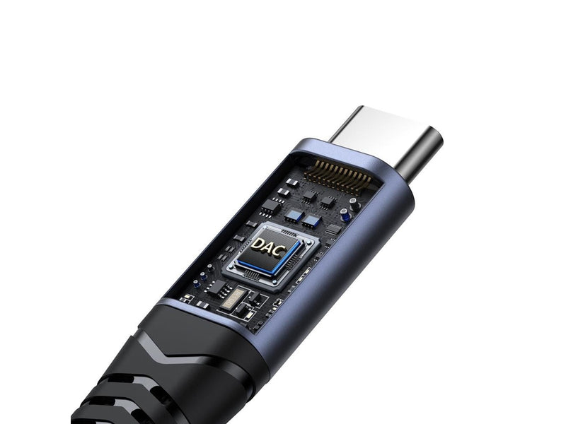 Joyroom  SY-C03 USB-C to 2x USB-C 2in1 DAC adapter - black