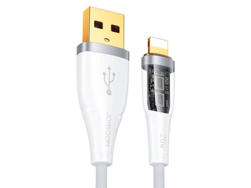 Joyroom Star-Cloud Series A3 USB-A / Lightning Cable 2.4A 1.2m with Smart Switch - White