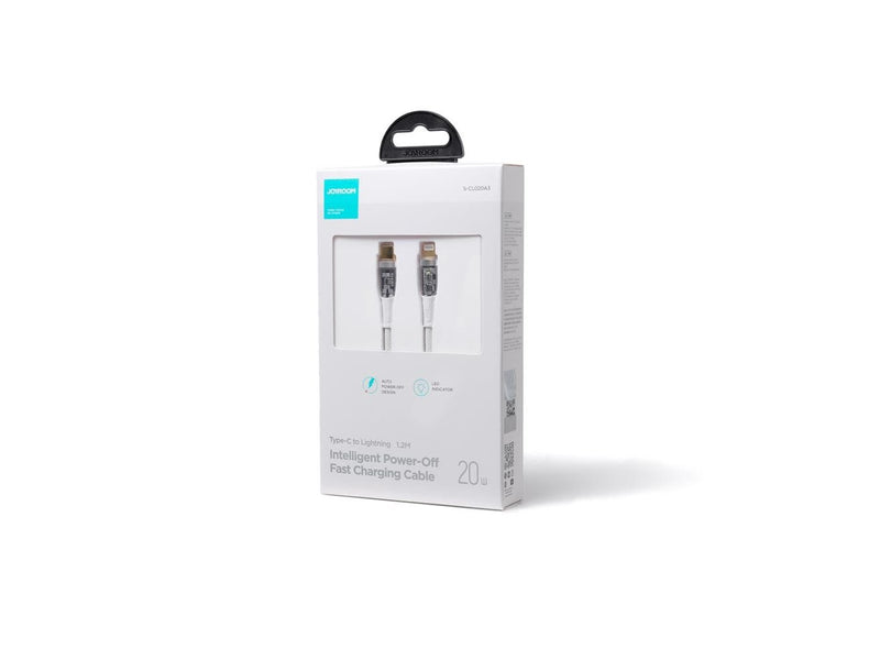 Joyroom  Star-Cloud Series A3 USB-C / Lightning Cable 20W 1.2m with Smart Switch - White
