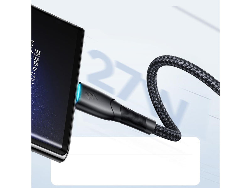 Joyroom  Starry Series SA32-AC3 3A USB-A / USB-C cable 1m - black