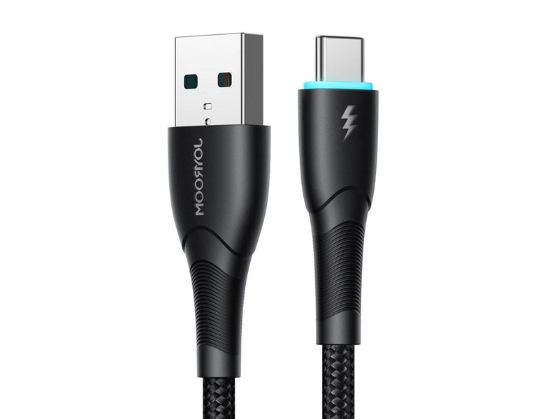 Joyroom  Starry Series SA32-AC3 3A USB-A / USB-C cable 1m - black