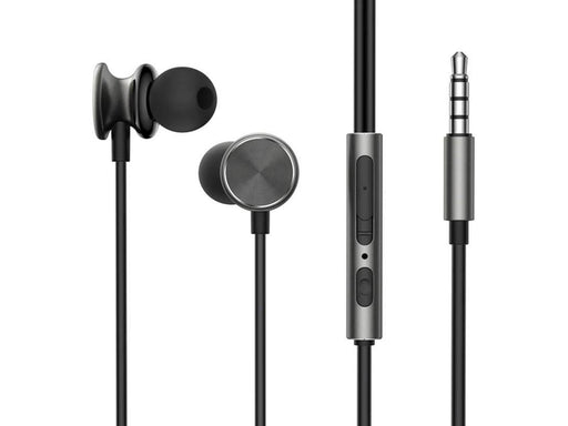 Joyroom Wired Earphones JR-EW03 Half in Ear (Dark Grey)
