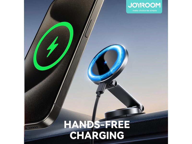 Joyroom magnetic car charger JR-ZS408 (black)