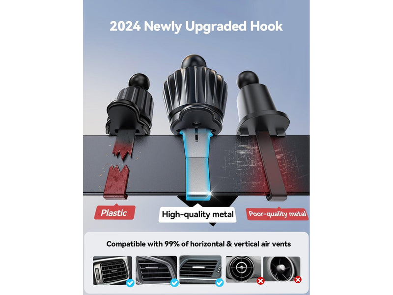 Joyroom magnetic car charger JR-ZS409 wireless (black)
