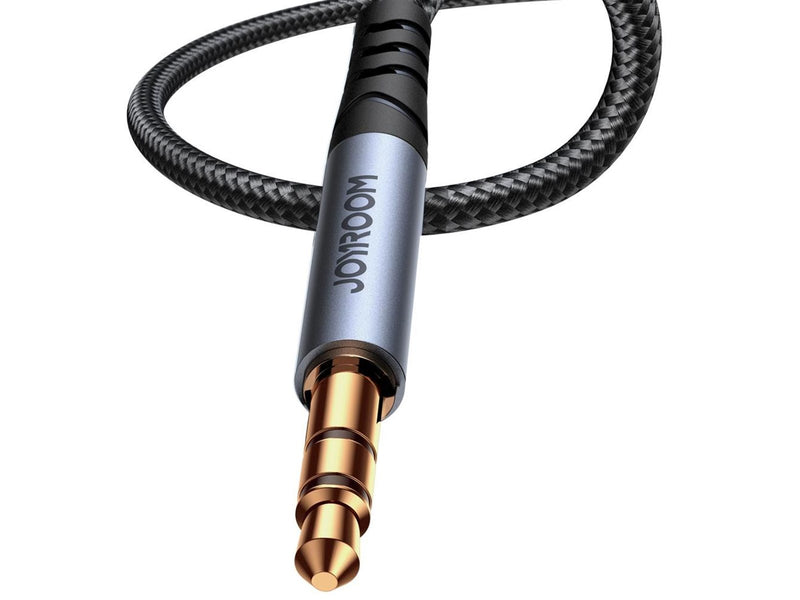 Joyroom stereo audio cable AUX 3.5 mm mini jack 1.2m black (SY-A08)