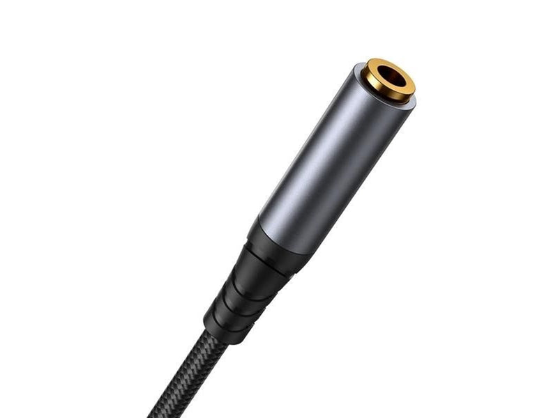 Joyroom  stereo audio cable AUX 3.5 mm mini jack (male) - mini jack (female) 1.2 m black (SY-A09)