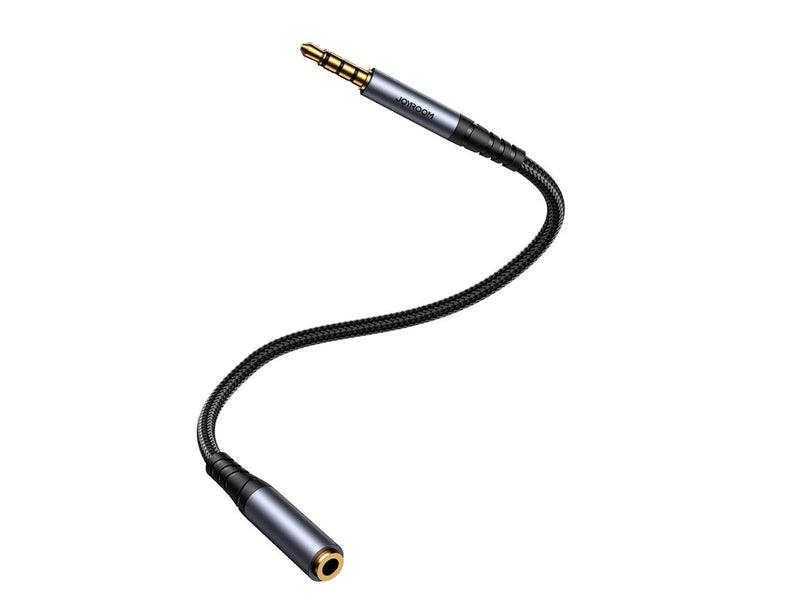 Joyroom  stereo audio cable AUX 3.5 mm mini jack (male) - mini jack (female) 1.2 m black (SY-A09)